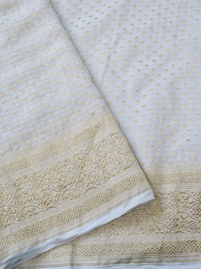 Handwoven Banarasi Georgette Saree