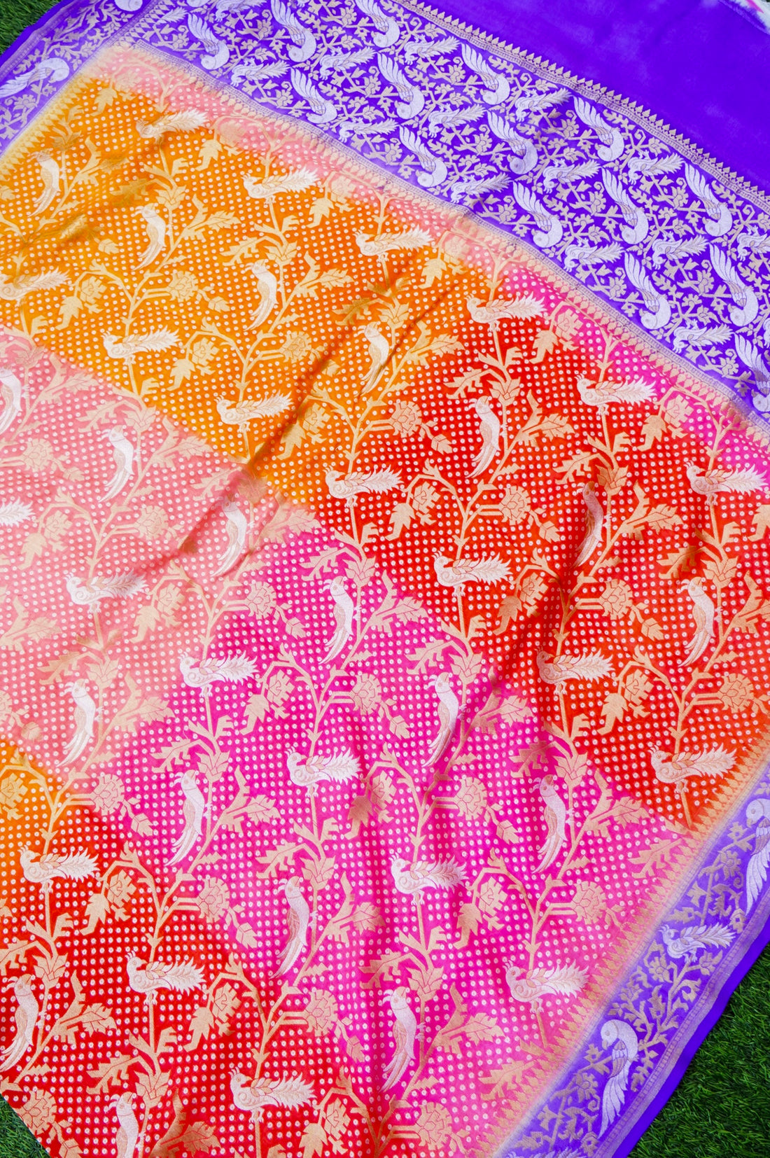 Banarasi Georgette Birds Dupatta