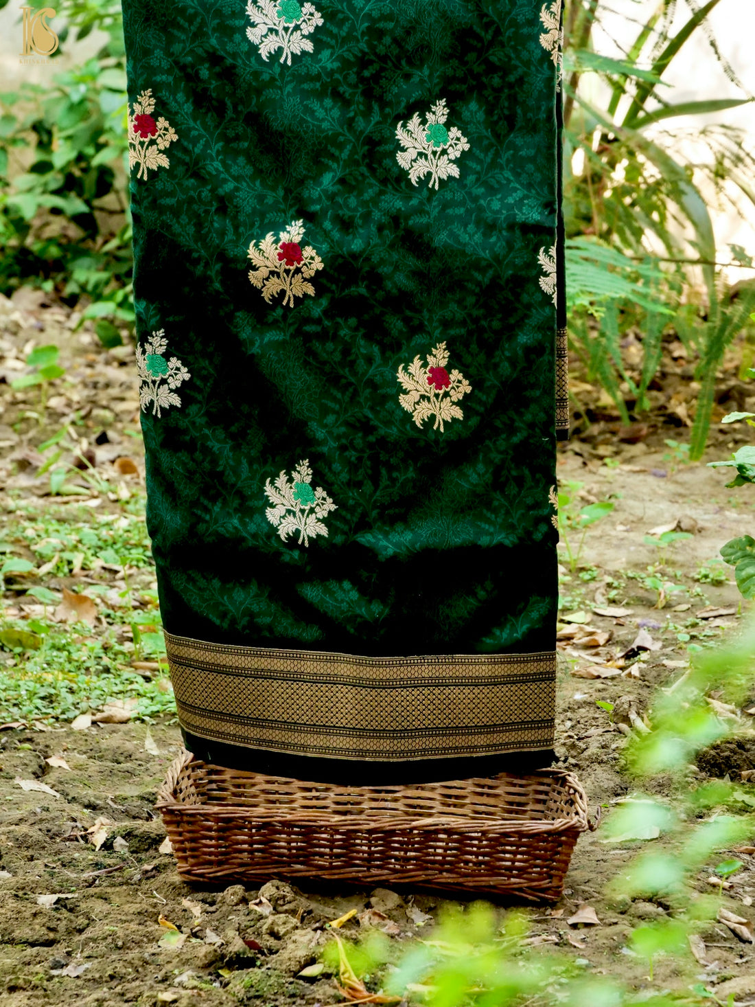 Handloom Banarasi Katan Silk Kadwa Tanchoi Saree