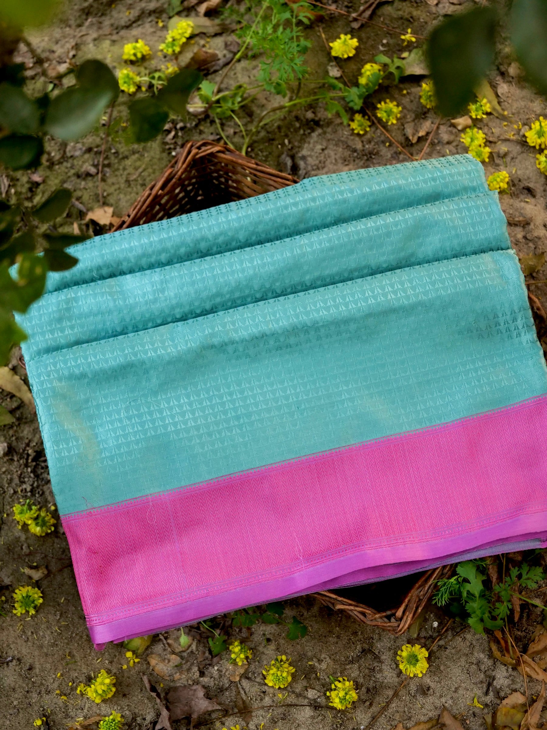 Handloom Banarasi Silk Sateen Tanchoi Saree with Resham - Khinkhwab