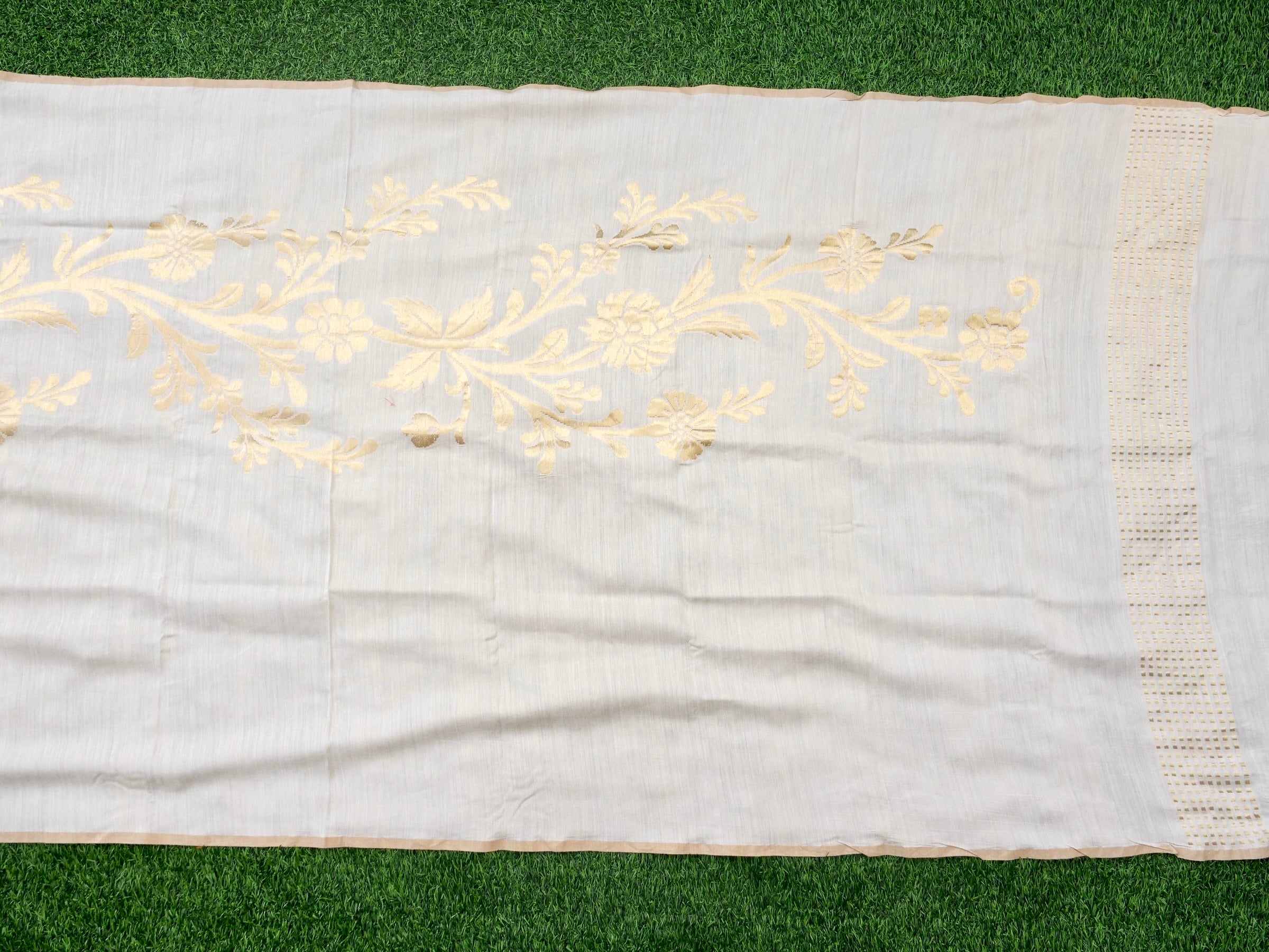 Handwoven Banarasi Moonga Silk Dupatta - Khinkhwab