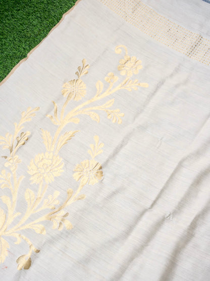 Handwoven Banarasi Moonga Silk Dupatta - Khinkhwab