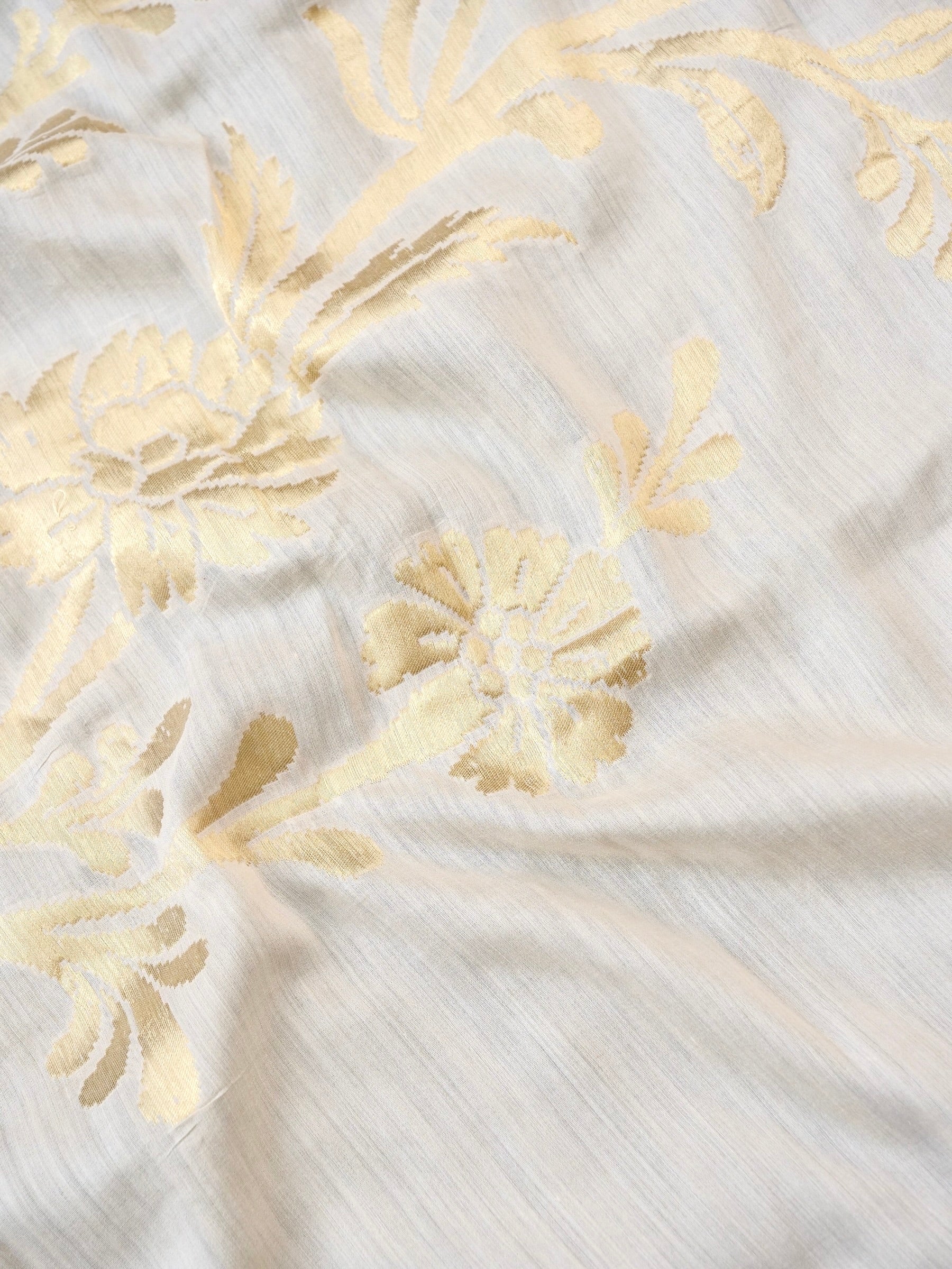 Handwoven Banarasi Moonga Silk Dupatta - Khinkhwab