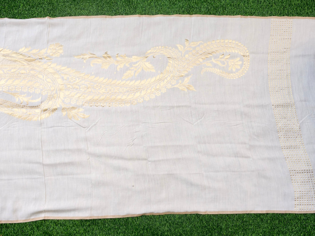 Handwoven Banarasi Moonga Silk Dupatta - Khinkhwab