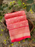 Handloom Banarasi Crepe Silk Saree with Zari Brocade - Khinkhwab