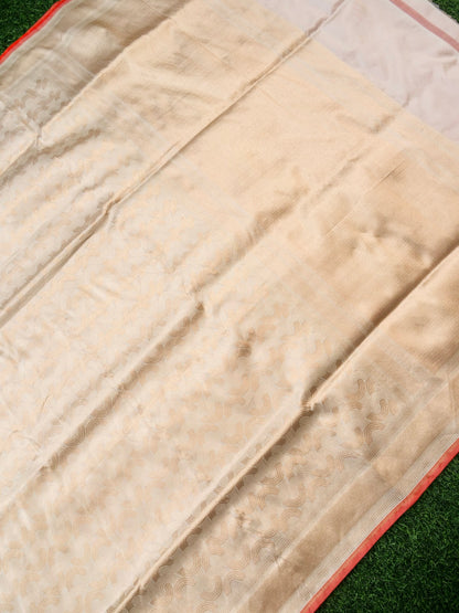 Handloom Banarasi Katan Silk Zari Tanchoi Saree - Khinkhwab