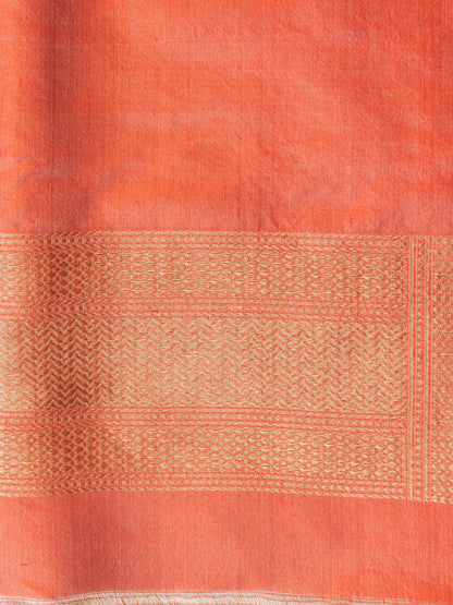 Handloom Banarasi Katan Silk Zari Tanchoi Saree - Khinkhwab