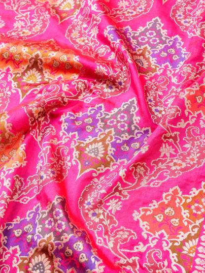 Handwoven Banarasi Katan Silk Patola Saree - Khinkhwab