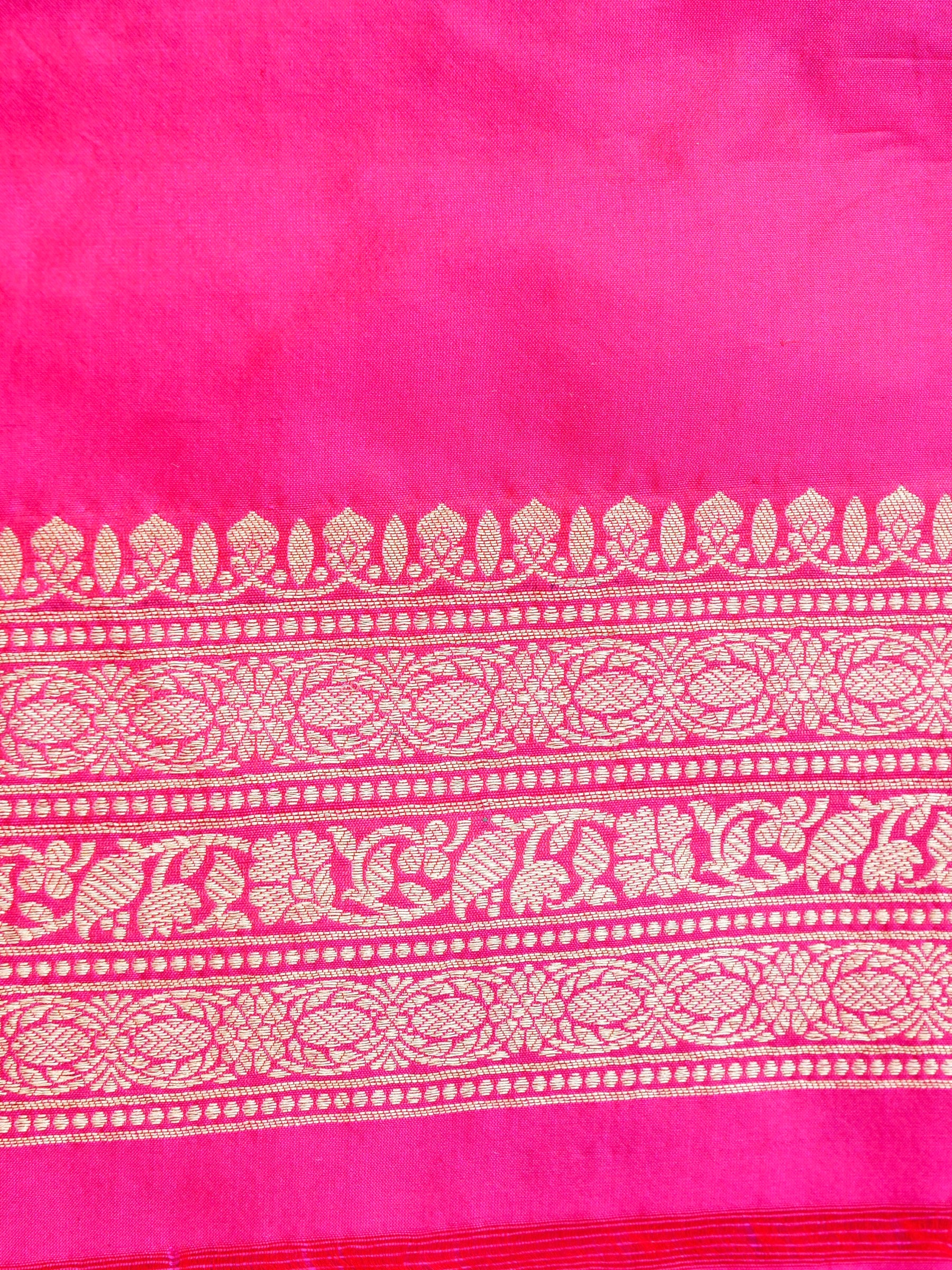 Handwoven Banarasi Katan Silk Patola Saree - Khinkhwab