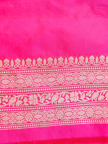 Handwoven Banarasi Katan Silk Patola Saree - Khinkhwab