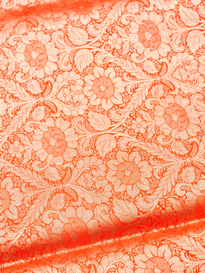 Handloom Banarasi Katan Silk Zari Tanchoi Saree - Khinkhwab