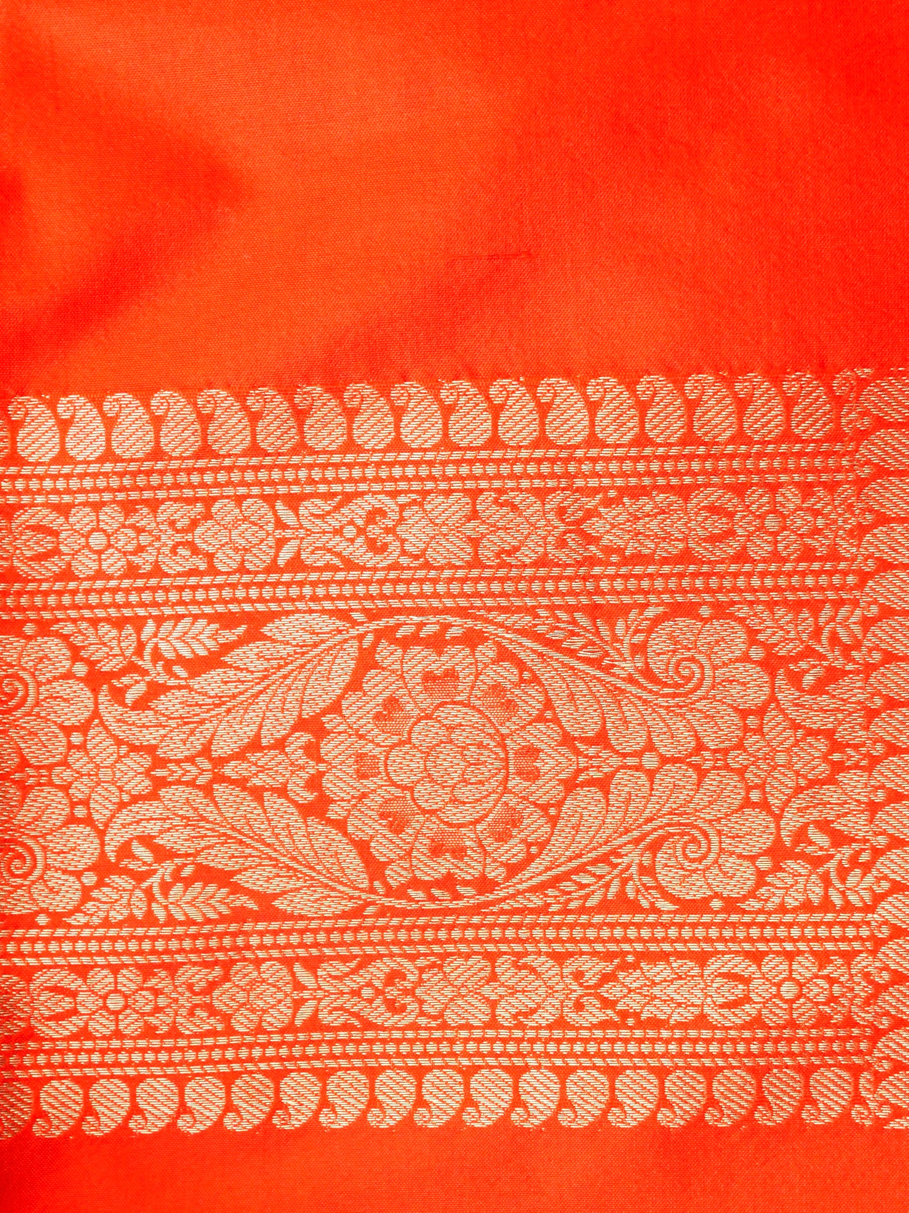 Handloom Banarasi Katan Silk Zari Tanchoi Saree - Khinkhwab