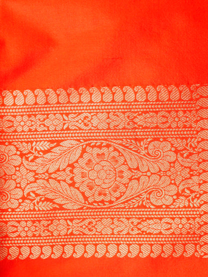 Handloom Banarasi Katan Silk Zari Tanchoi Saree - Khinkhwab