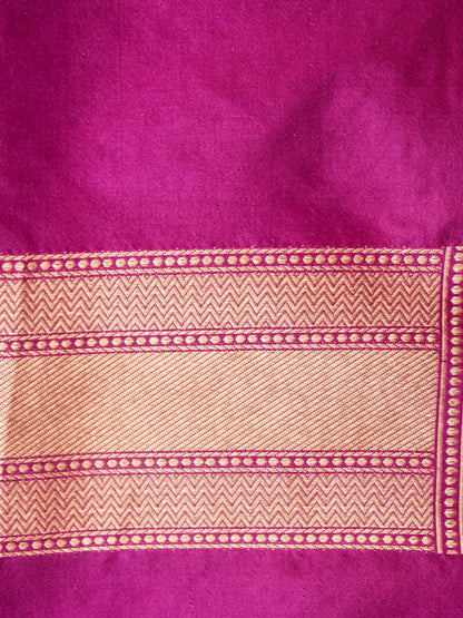 Handloom Banarasi Katan Silk Zari Tanchoi Saree - Khinkhwab