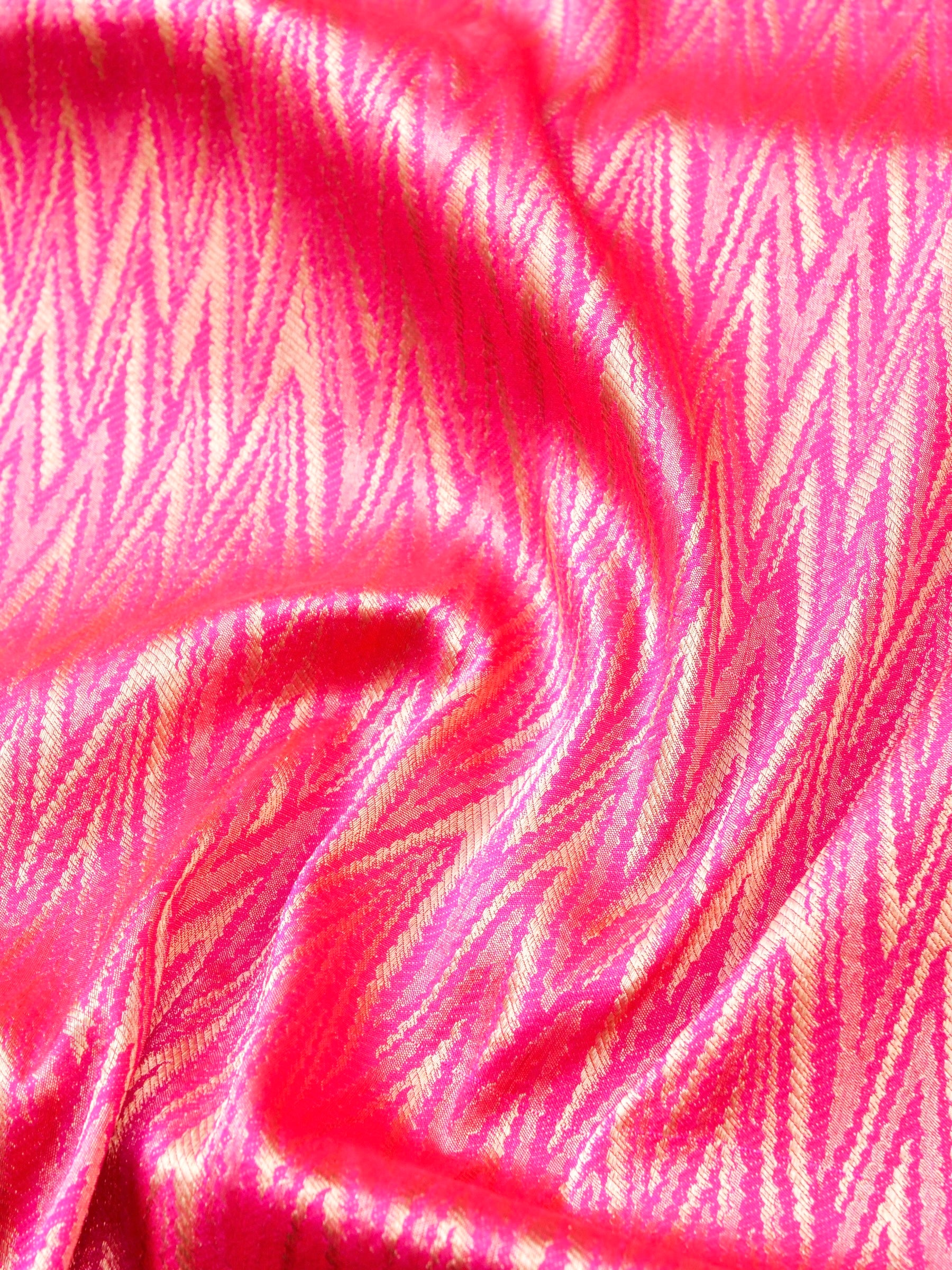 Handloom Banarasi Katan Silk Zari Tanchoi Saree - Khinkhwab