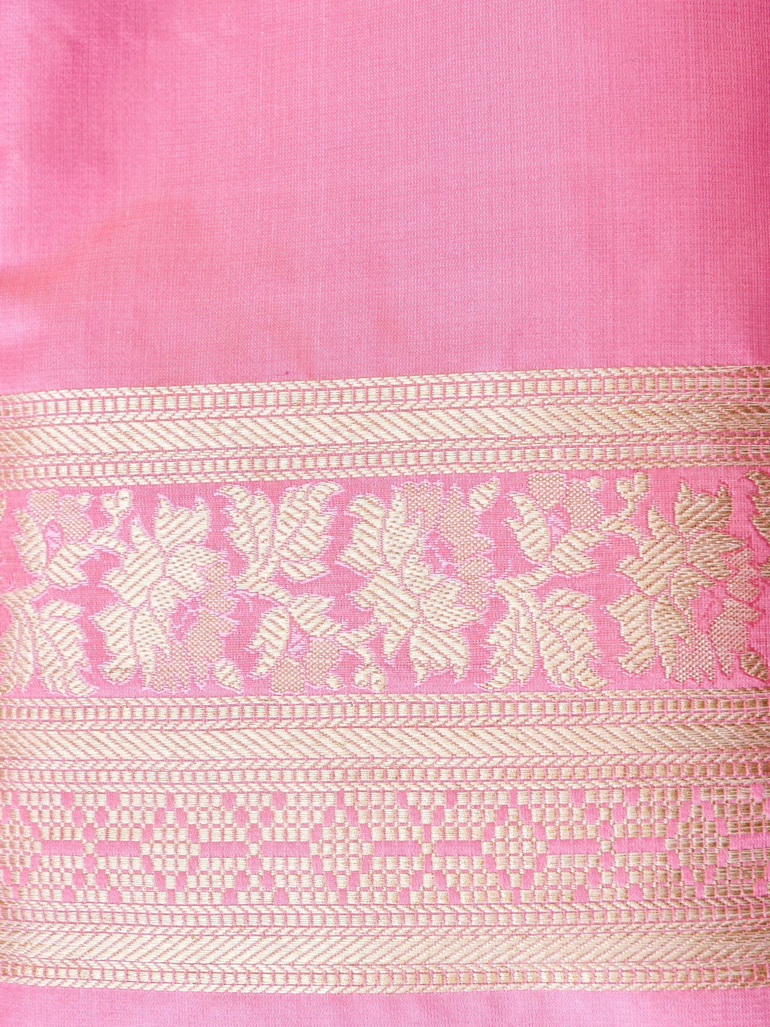 Handloom Banarasi Mashru Silk Tanchoi Kadwa Saree - Khinkhwab
