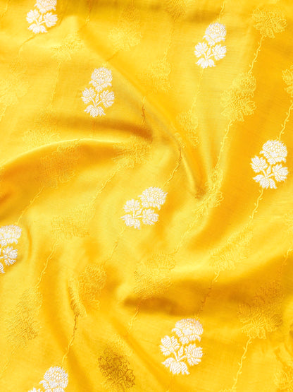 Handloom Banarasi Mashru Silk Tanchoi Kadwa Saree - Khinkhwab