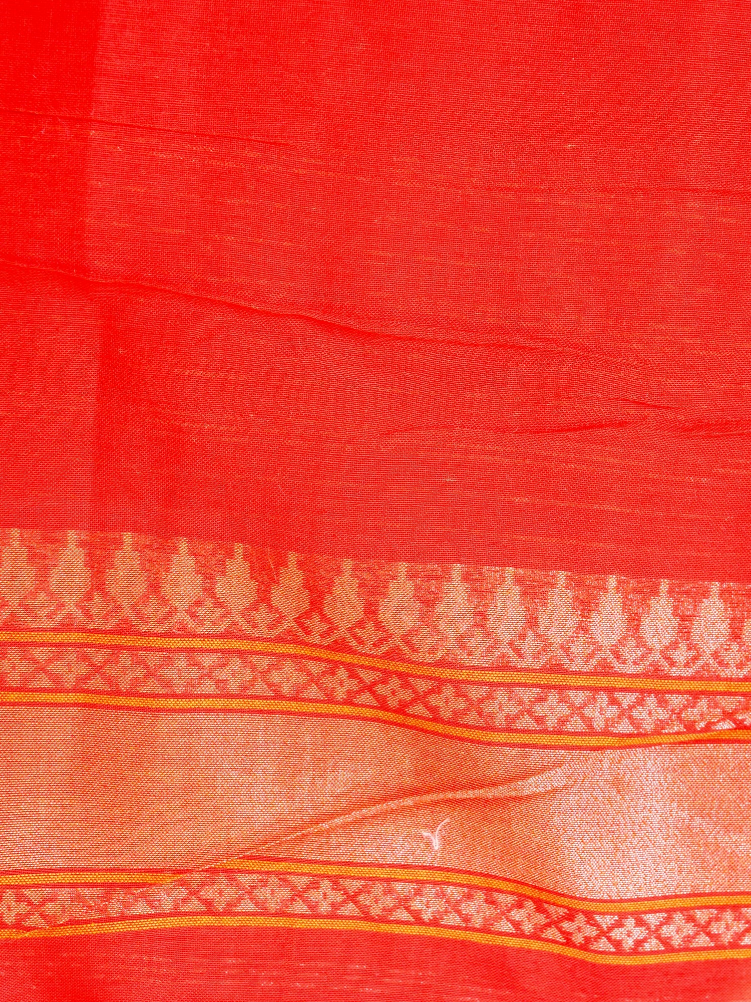 Banarasi Cotton Handloom Kadwa Ektara Saree - Khinkhwab