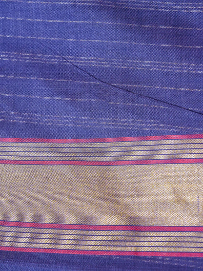Banarasi Cotton Handloom Kadwa Ektara Saree - Khinkhwab