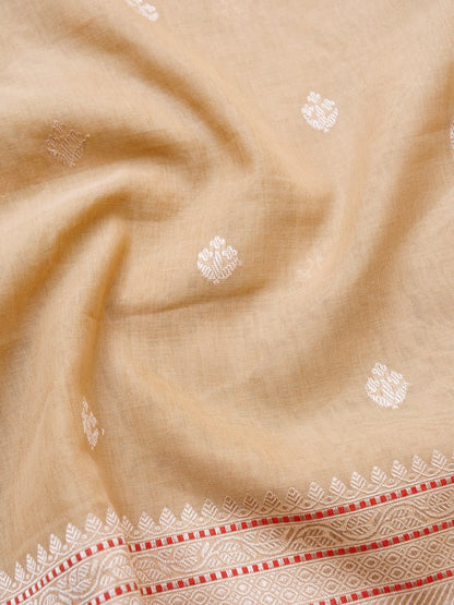 Banarasi Cotton Handloom Kadwa Ektara Saree - Khinkhwab