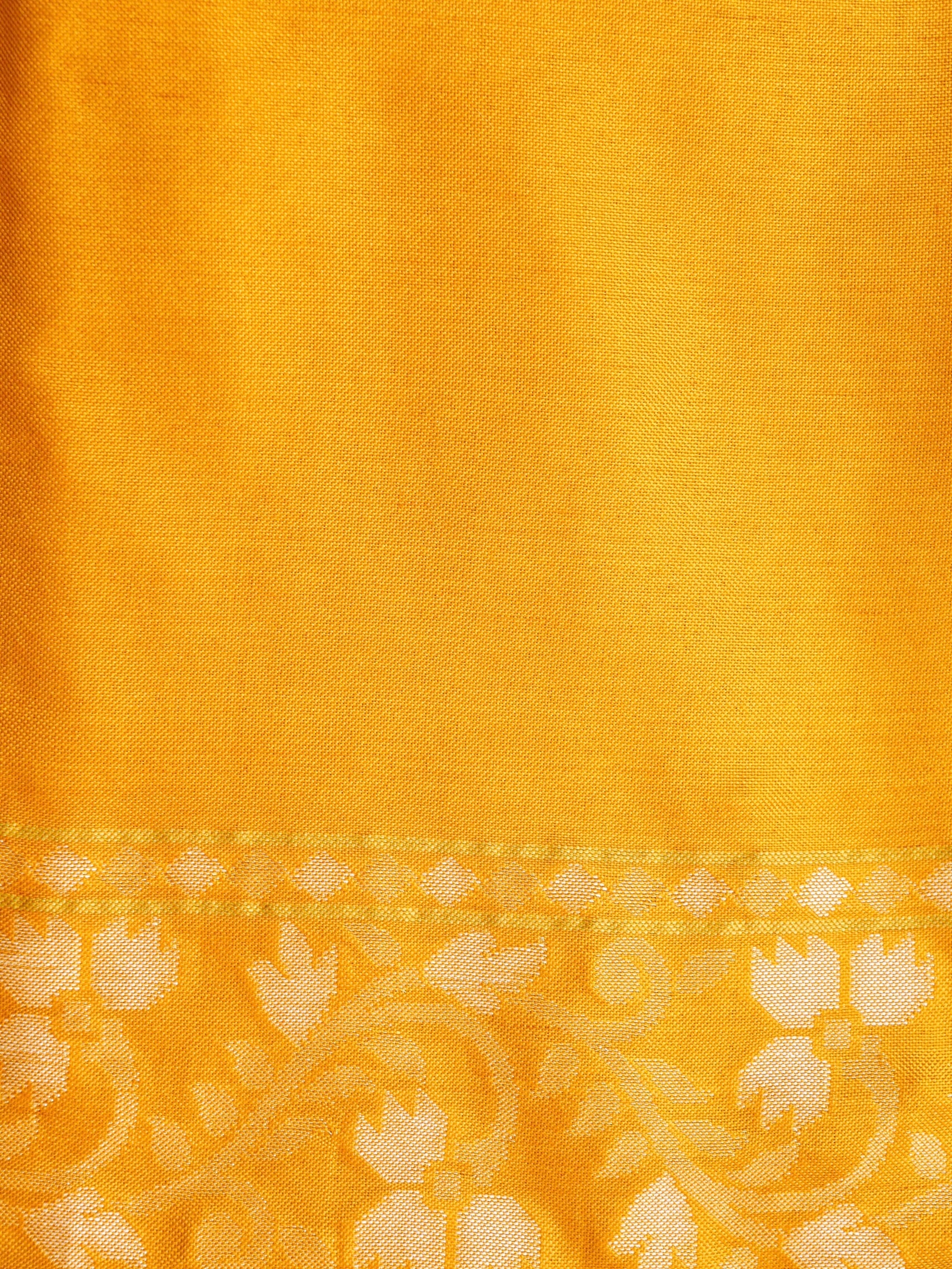 Banarasi Cotton Handloom Jamdani Ektara Saree - Khinkhwab