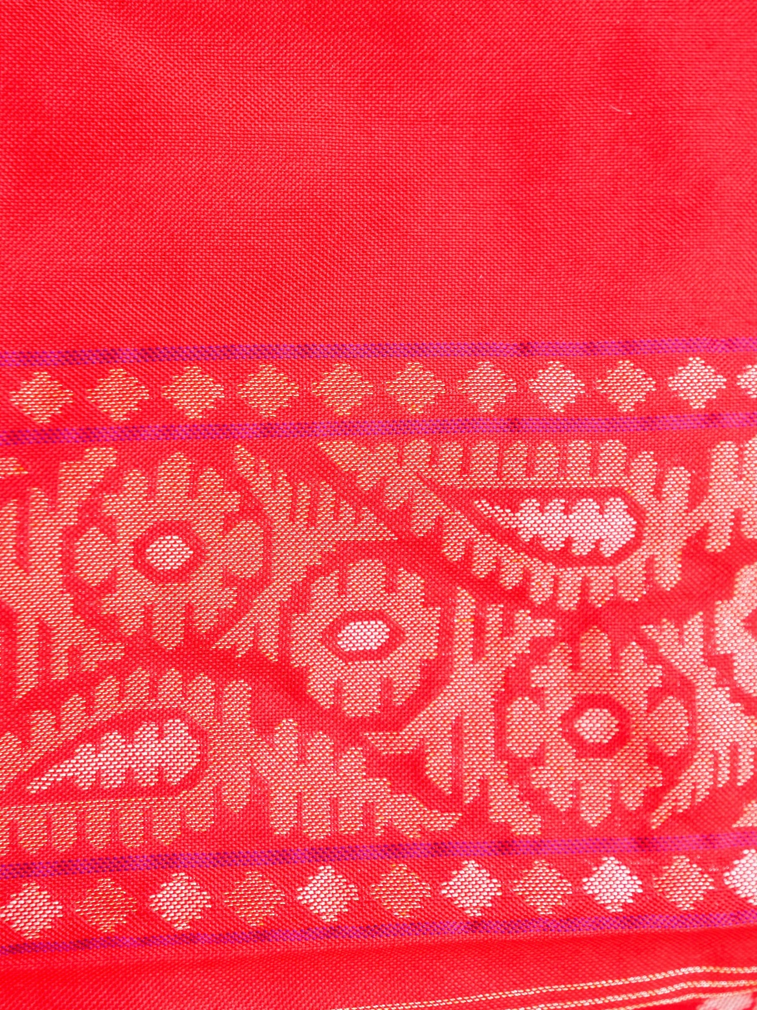 Banarasi Cotton Handloom Jamdani Ektara Saree - Khinkhwab
