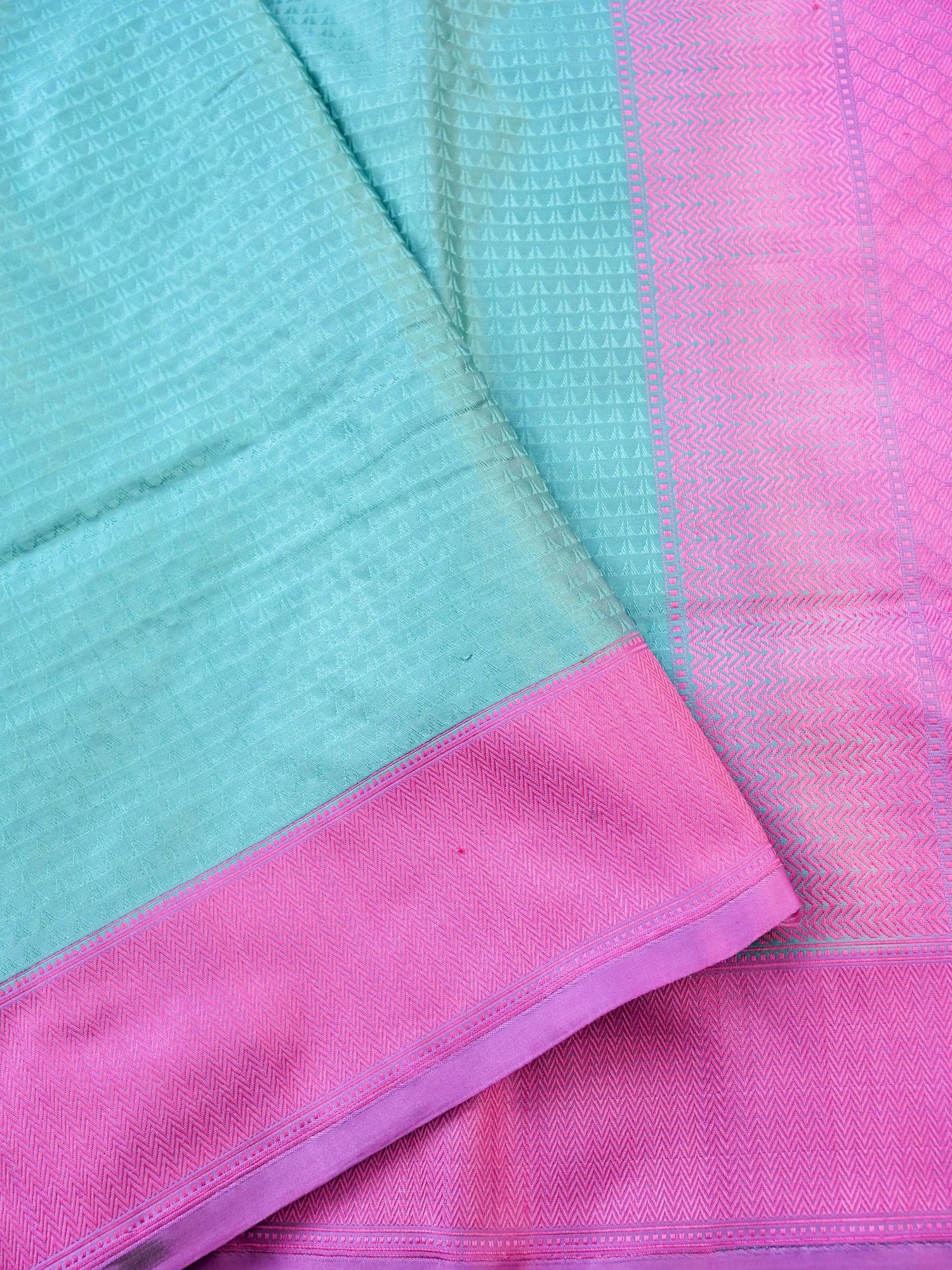 Handloom Banarasi Silk Sateen Tanchoi Saree with Resham - Khinkhwab