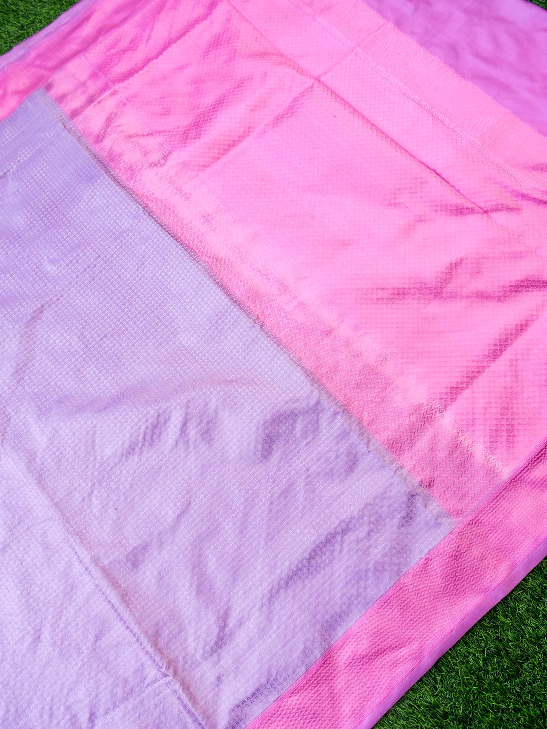 Handloom Banarasi Silk Sateen Tanchoi Saree with Resham - Khinkhwab