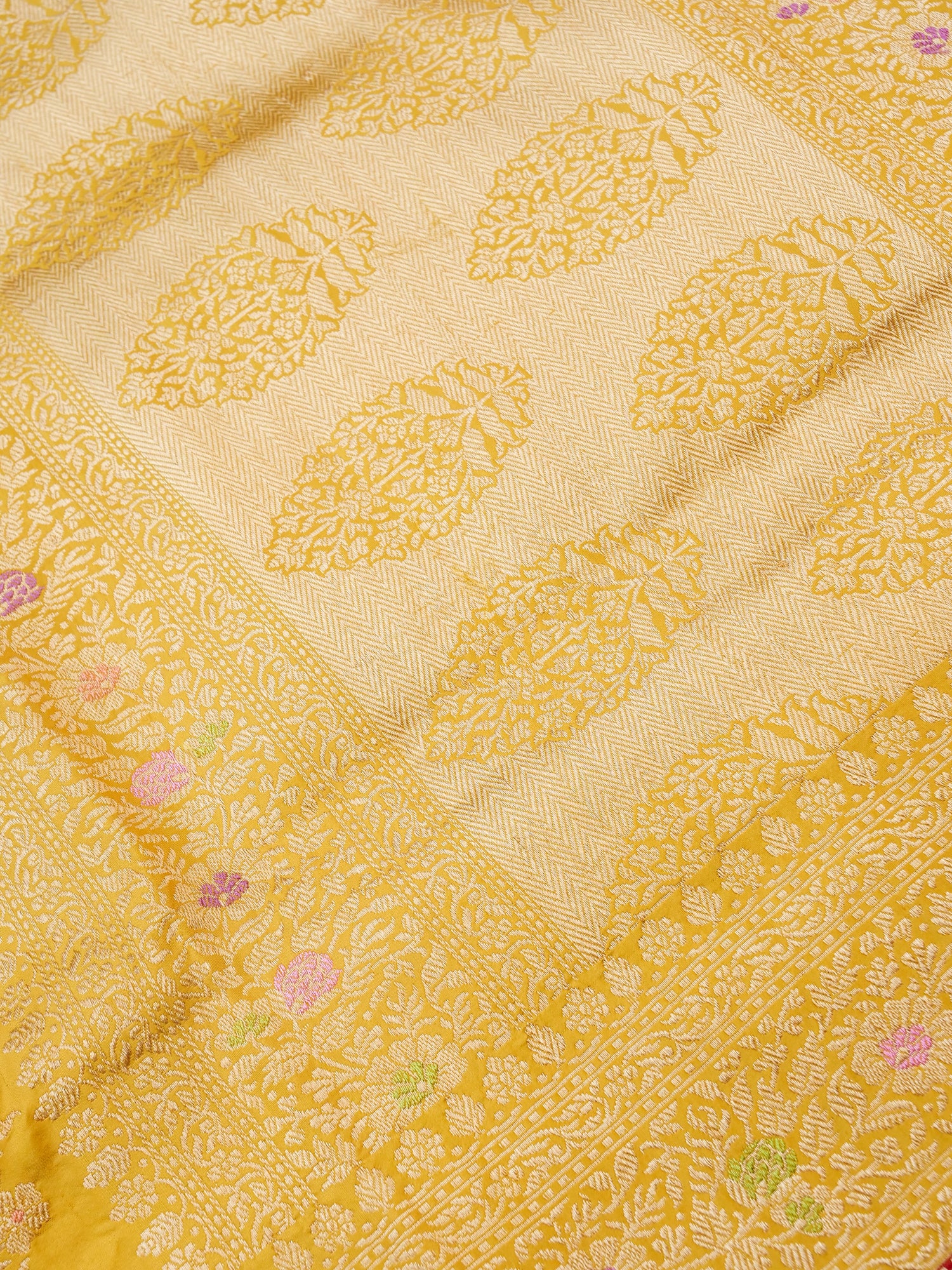 Handloom Banarasi Pure Katan Silk Kadwa Saree - Khinkhwab