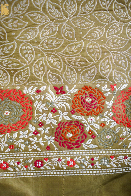 Handloom Banarasi Pure Katan Silk Kadwa Saree