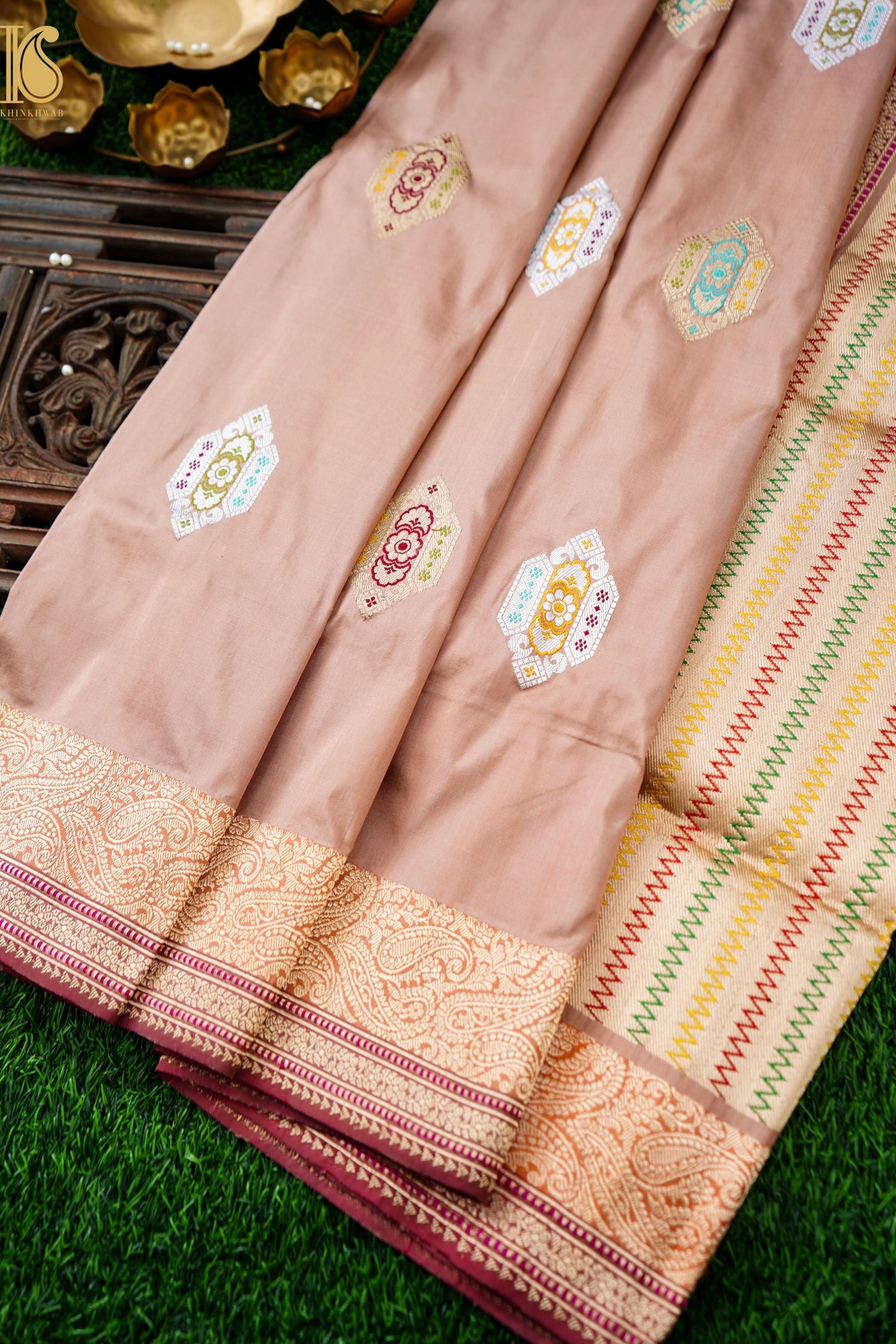 Handloom Banarasi Pure Katan Silk Kadwa Saree