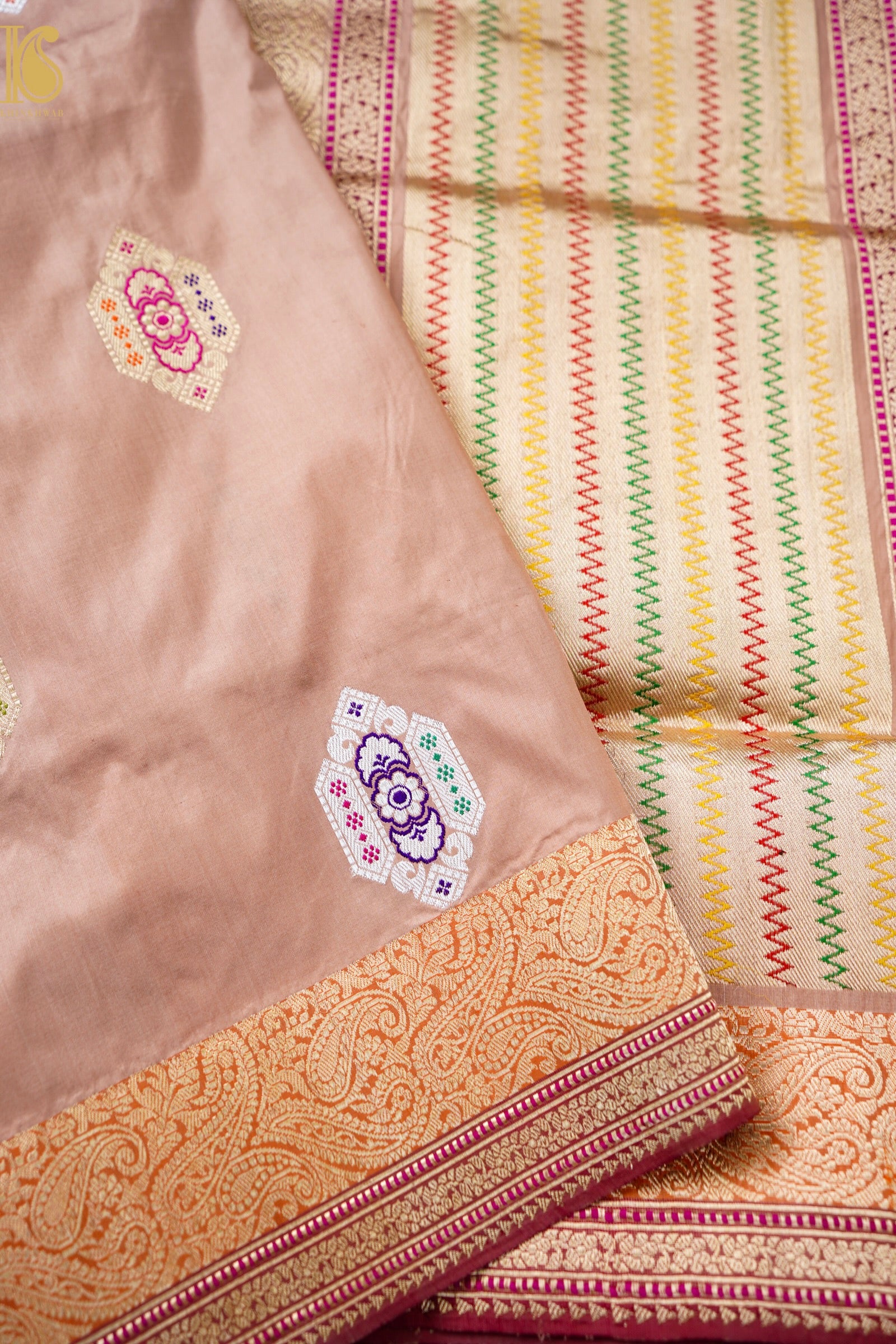 Handloom Banarasi Pure Katan Silk Kadwa Saree