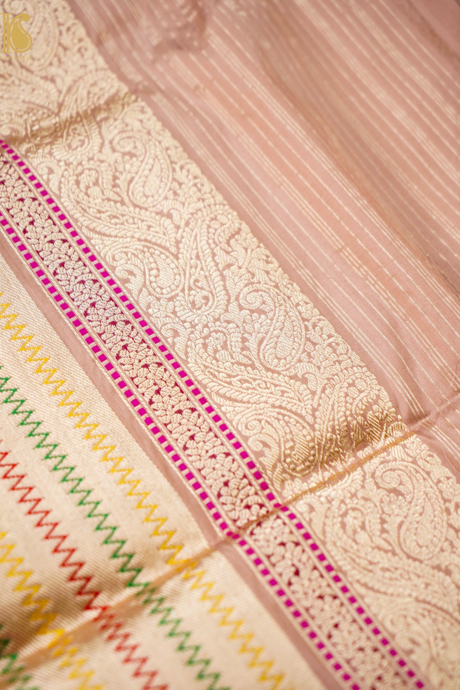 Handloom Banarasi Pure Katan Silk Kadwa Saree