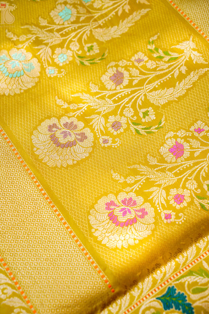 Handloom Banarasi Pure Katan Silk Kadwa Saree