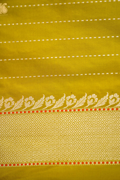 Handloom Banarasi Pure Katan Silk Kadwa Saree