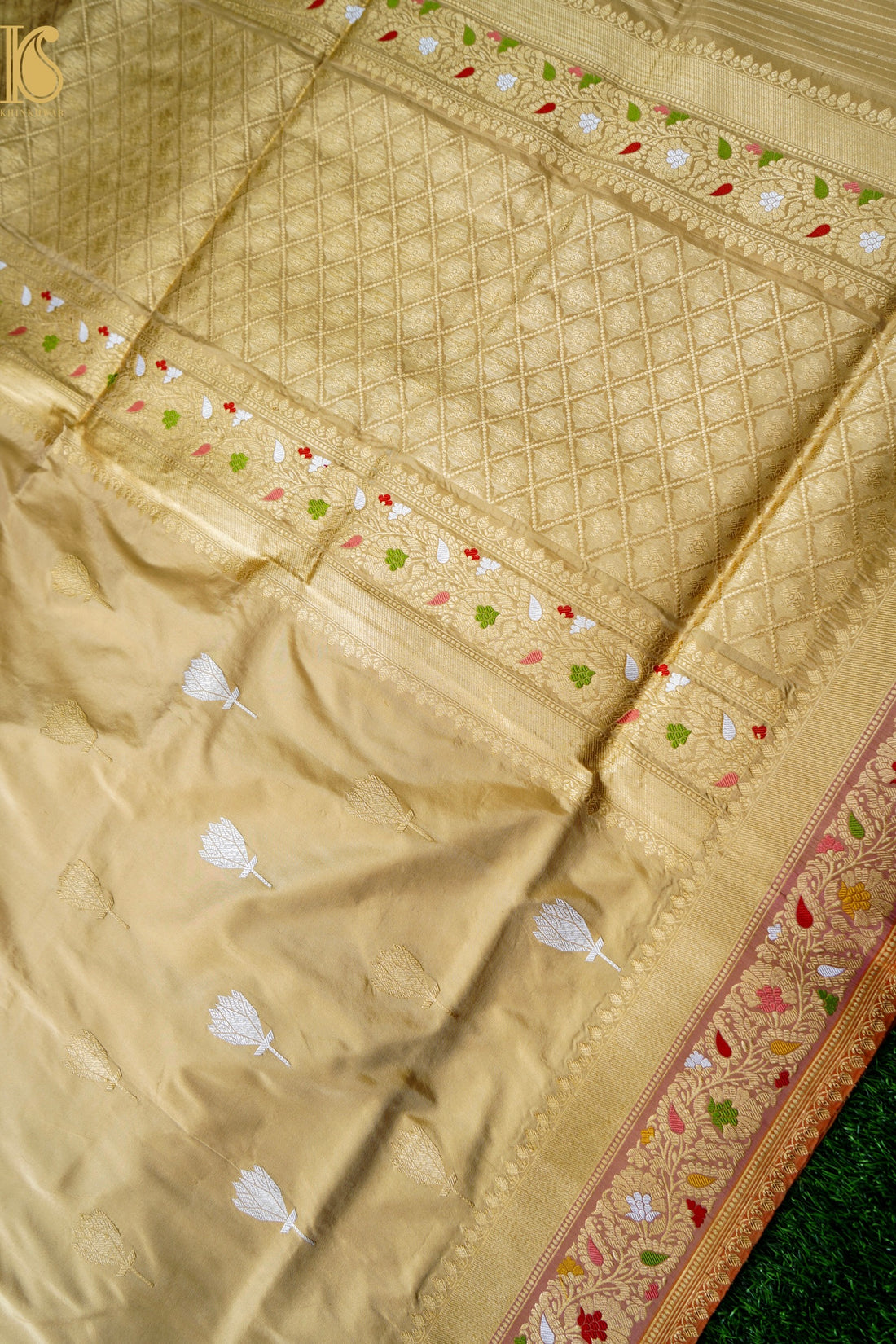 Handloom Banarasi Pure Katan Silk Kadwa Saree