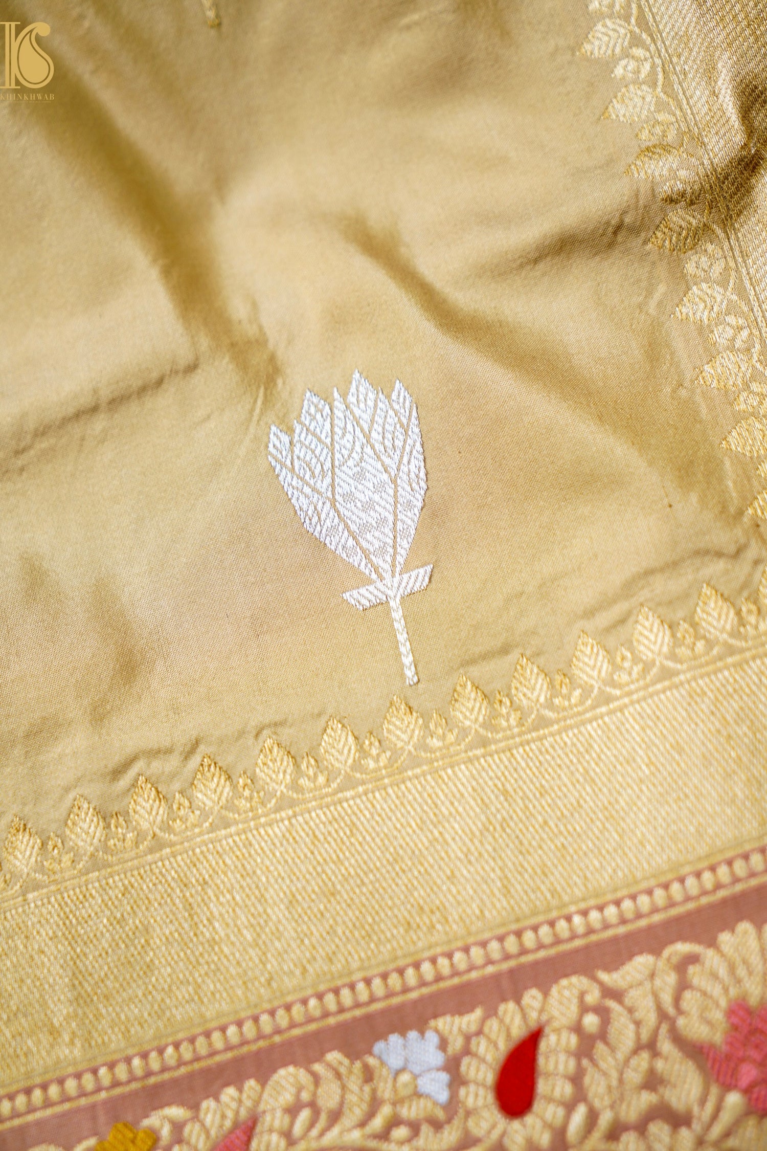 Handloom Banarasi Pure Katan Silk Kadwa Saree