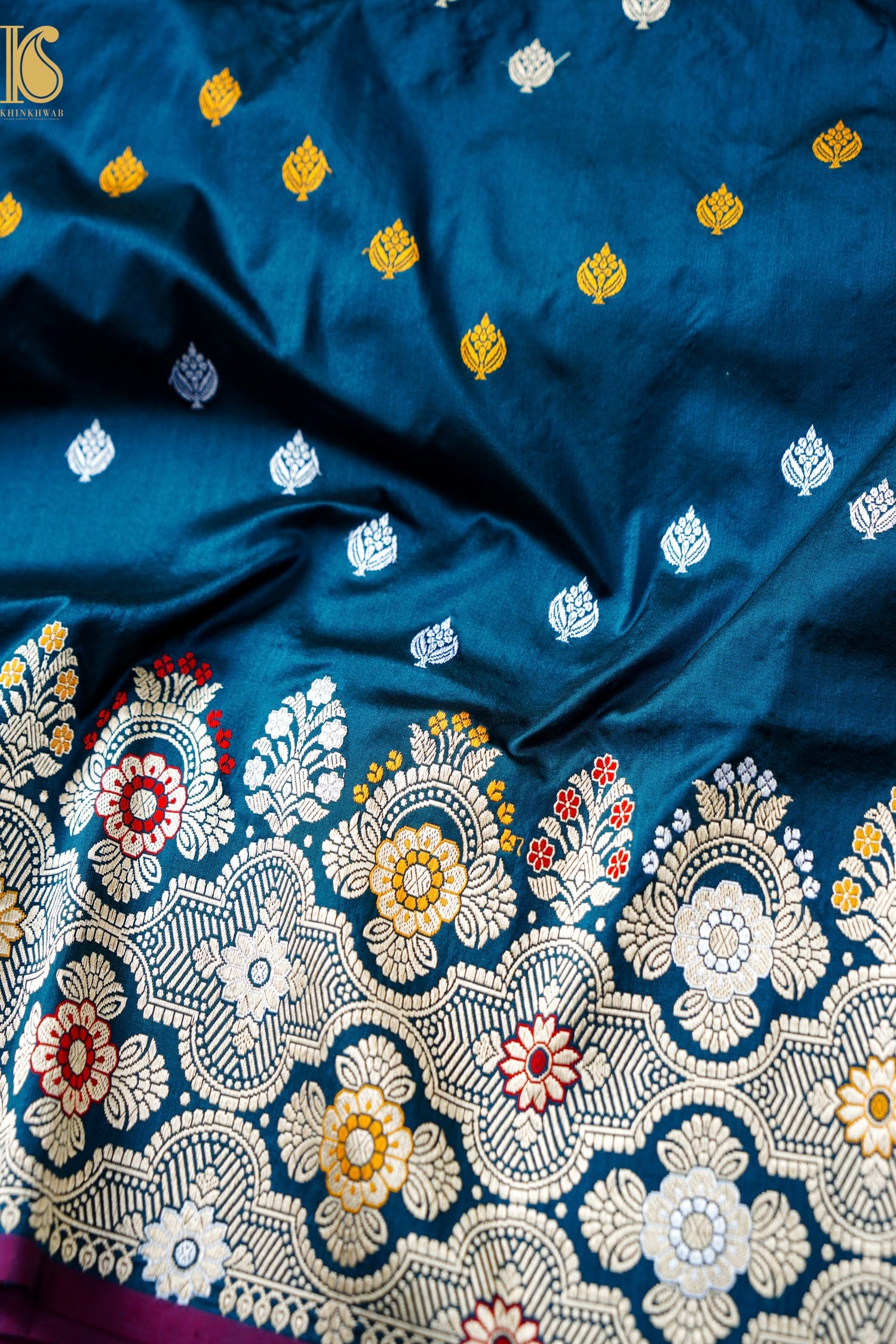 Handloom Banarasi Pure Katan Silk Kadwa Saree