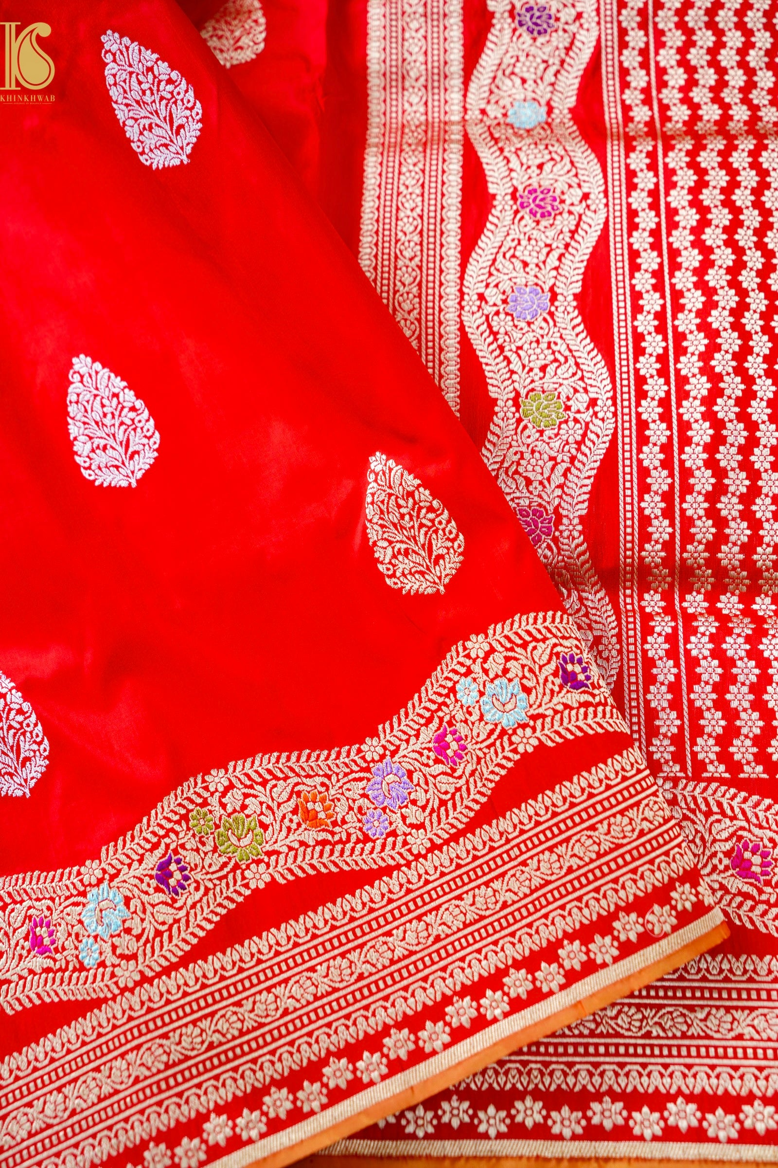 Handloom Banarasi Pure Katan Silk Kadwa Saree