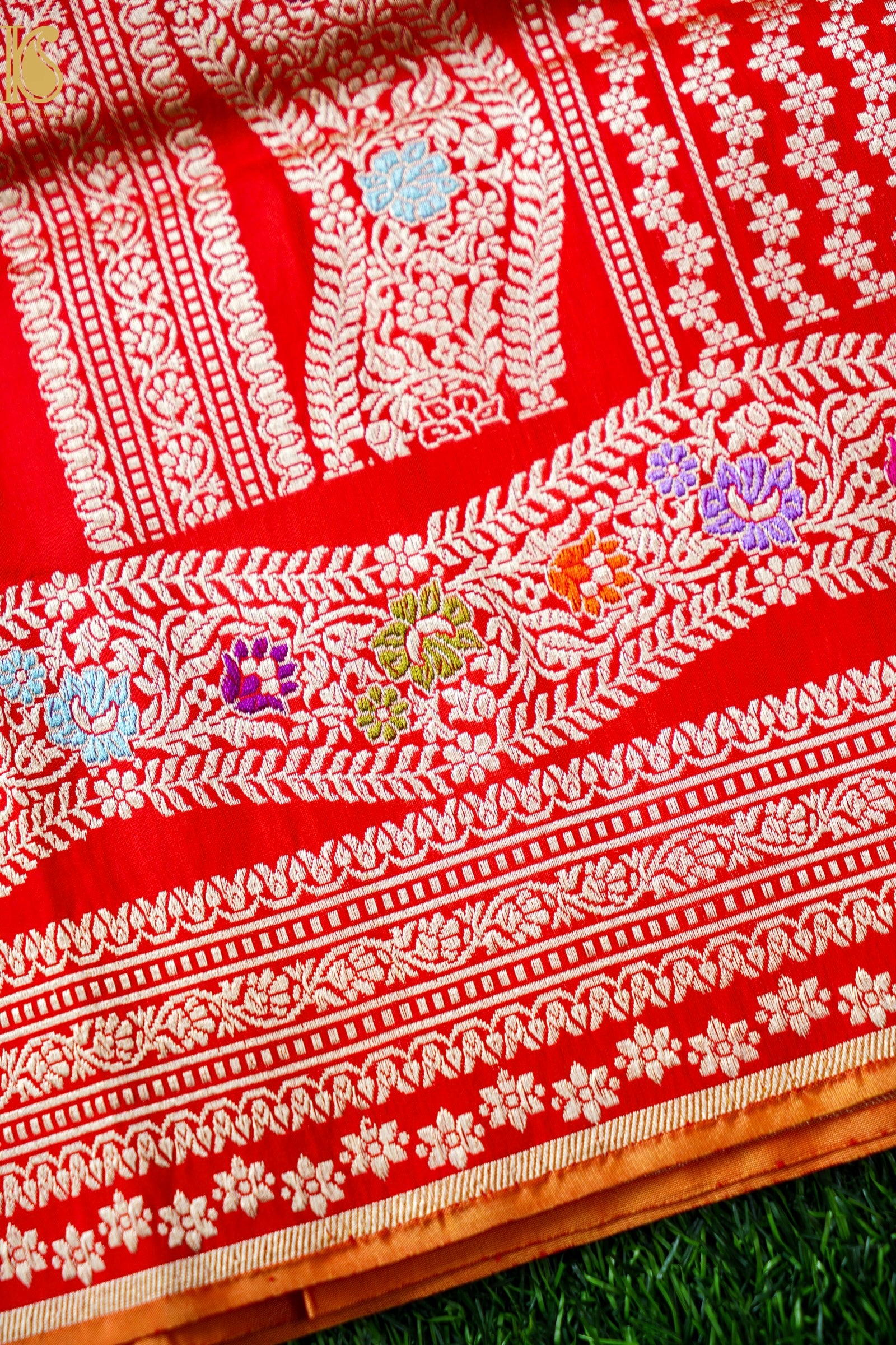 Handloom Banarasi Pure Katan Silk Kadwa Saree