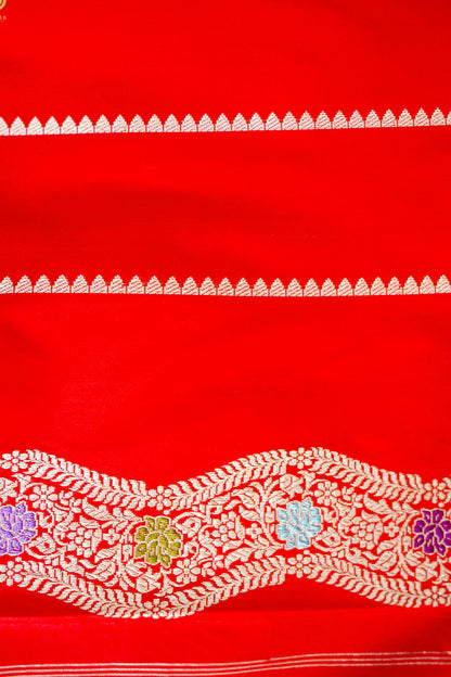 Handloom Banarasi Pure Katan Silk Kadwa Saree