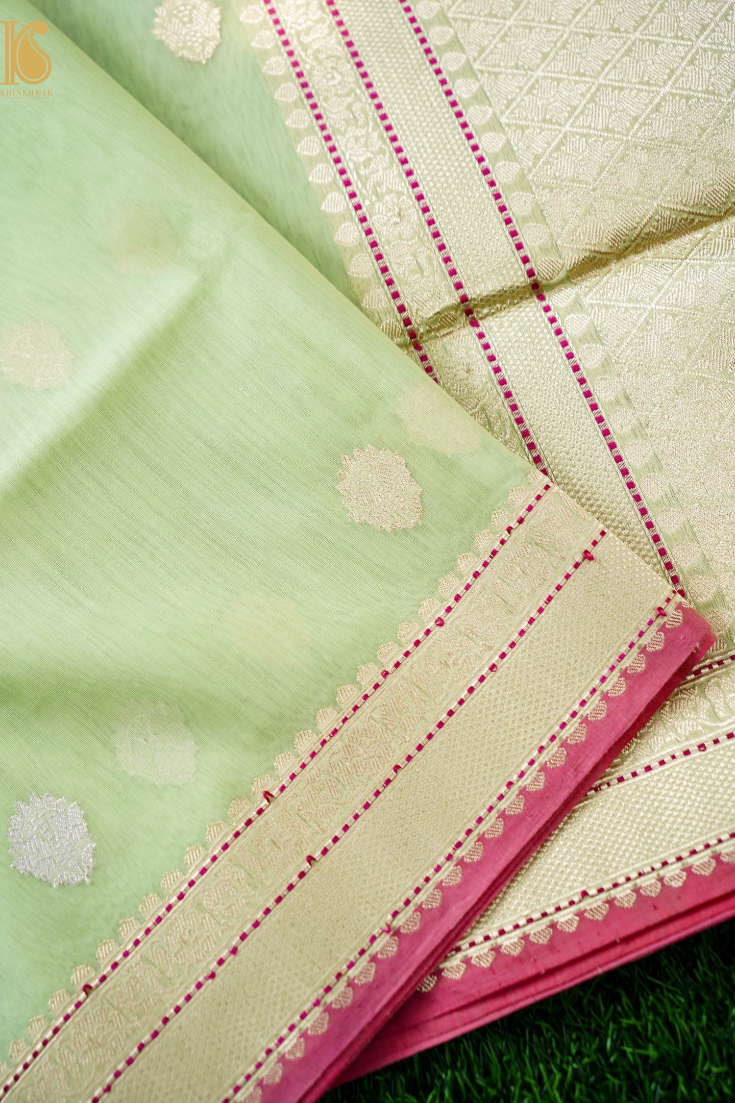 Handloom Banarasi Kora Organza Saree