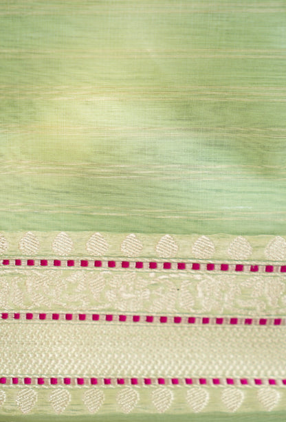 Handloom Banarasi Kora Organza Saree