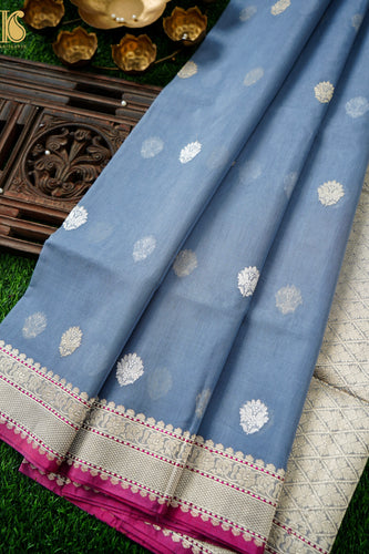 Handloom Banarasi Kora Organza Saree