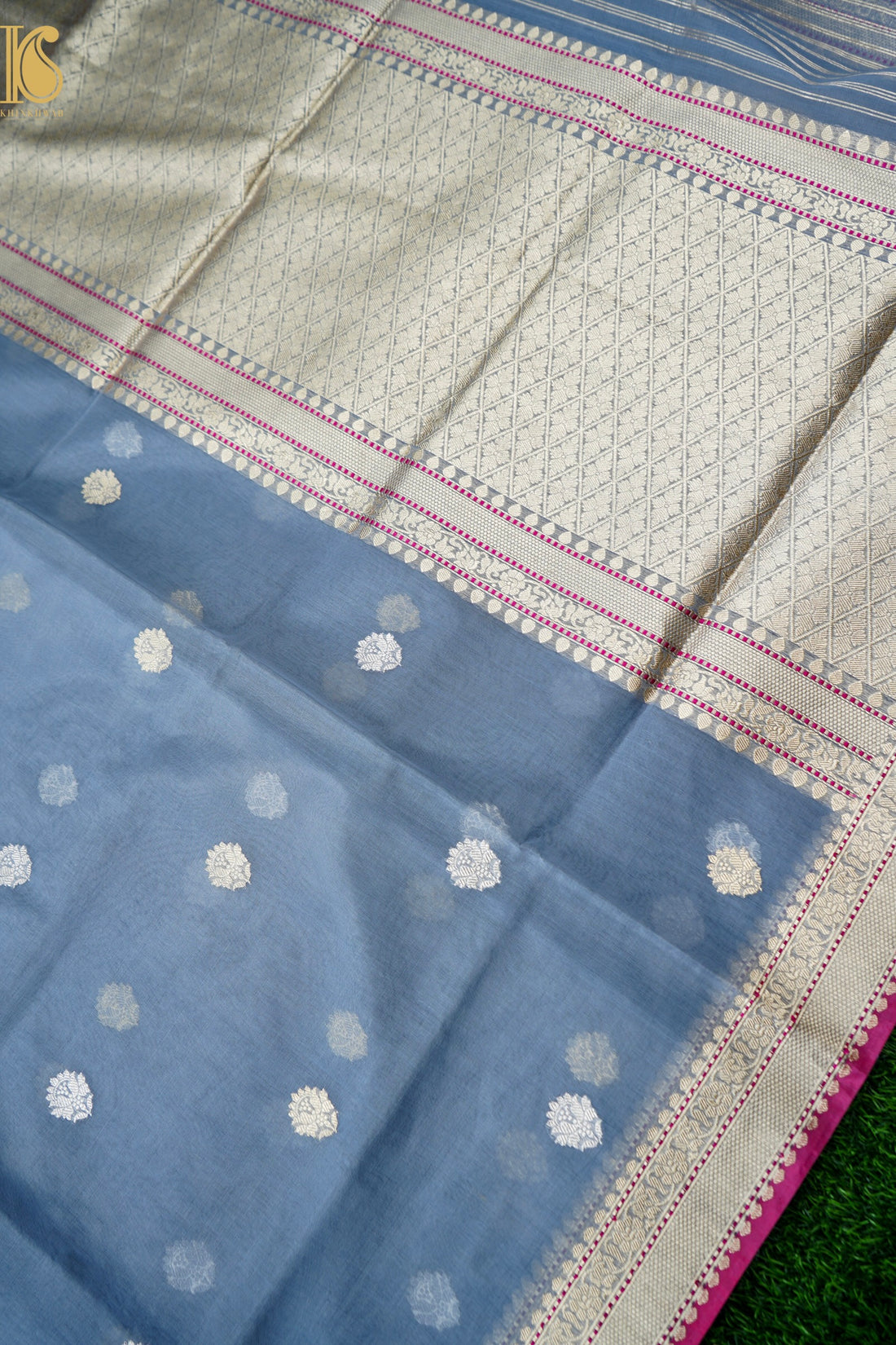 Handloom Banarasi Kora Organza Saree