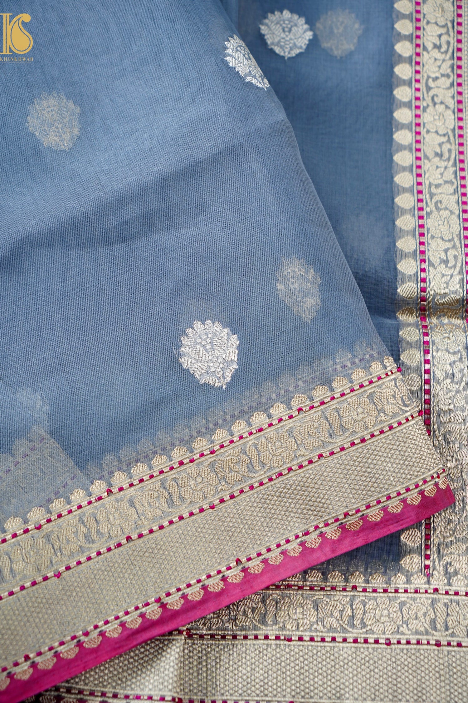 Handloom Banarasi Kora Organza Saree