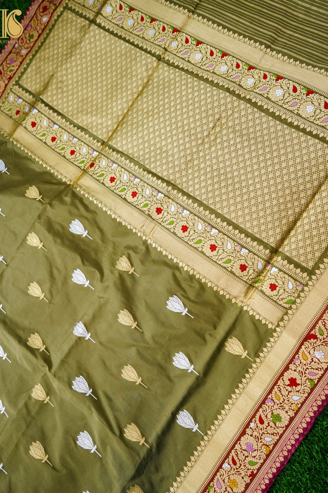Handloom Banarasi Pure Katan Silk Kadwa Saree