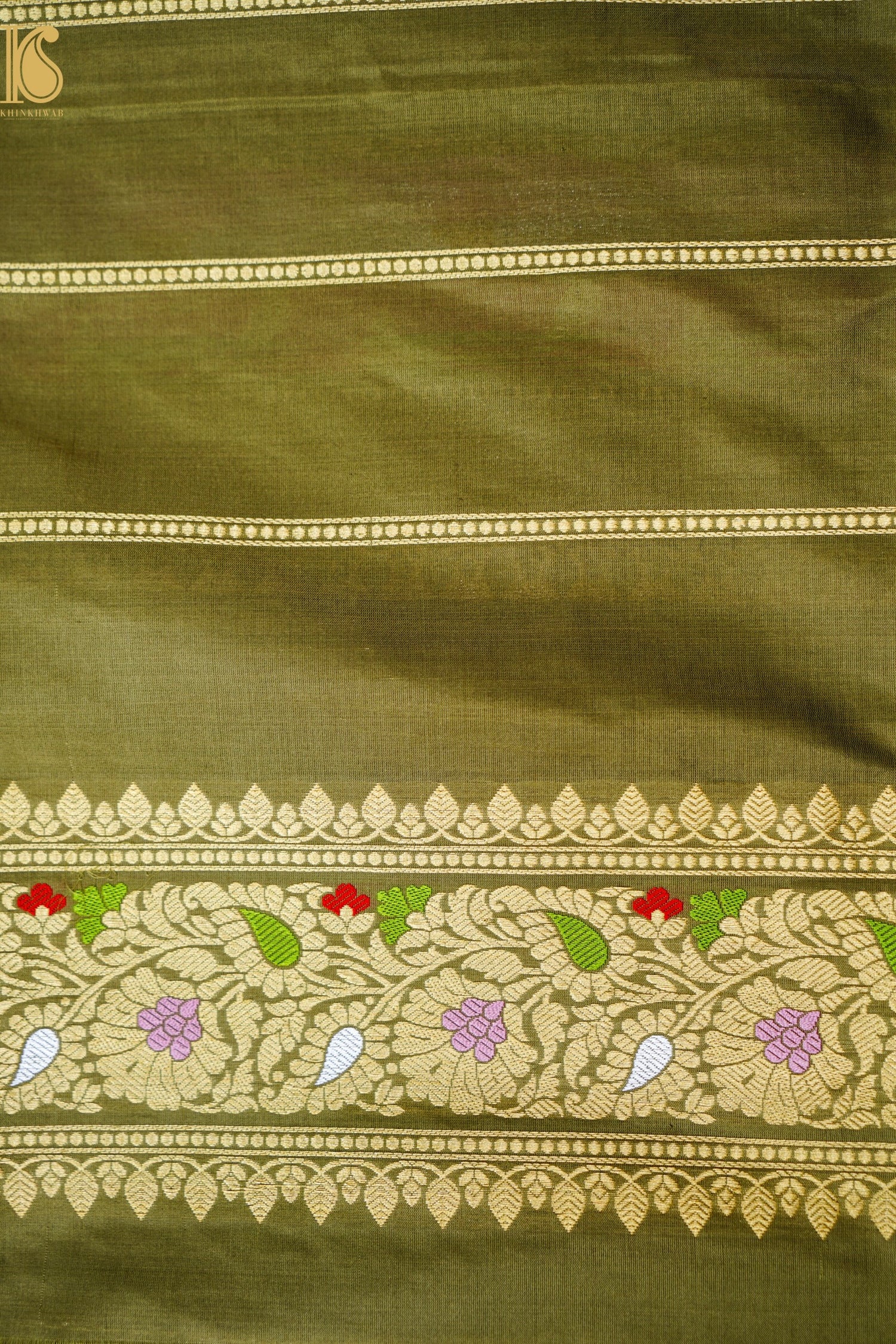 Handloom Banarasi Pure Katan Silk Kadwa Saree