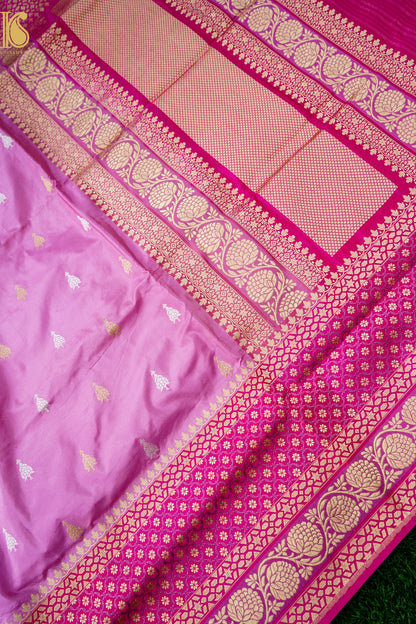 Handloom Banarasi Pure Katan Silk Kadwa Saree