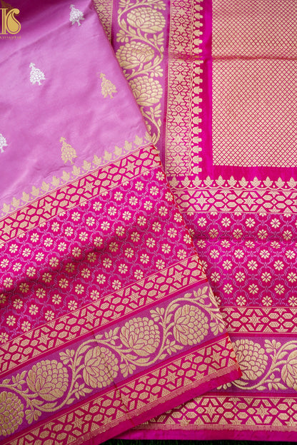 Handloom Banarasi Pure Katan Silk Kadwa Saree